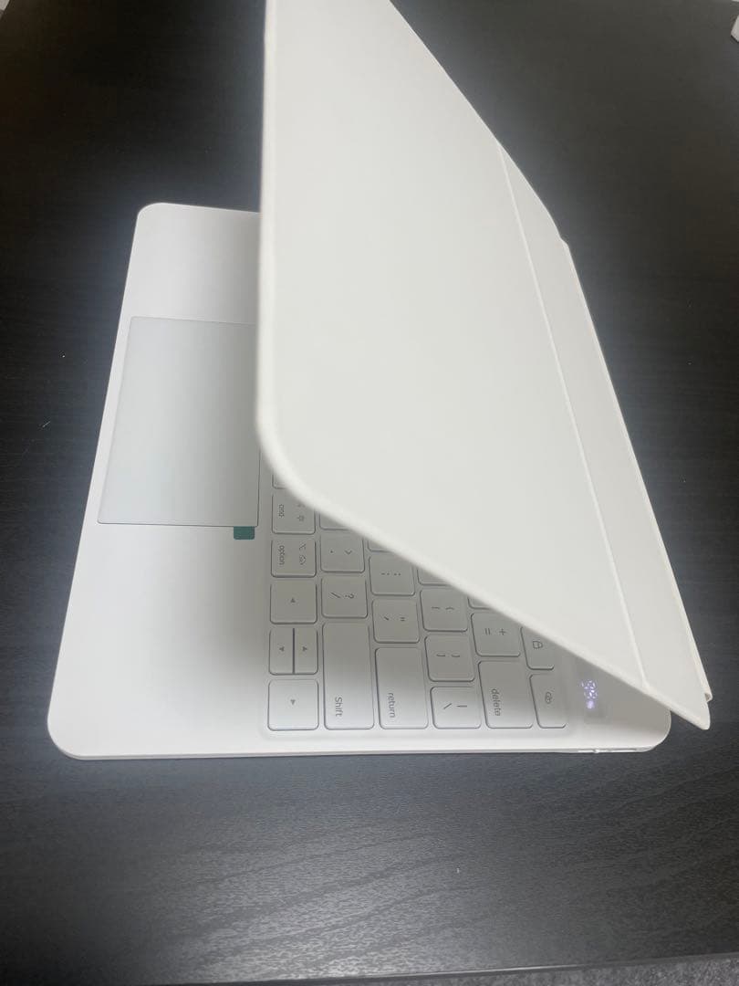 ipad Air、iPad Padキーボード ケース、13、12.9インチ白い