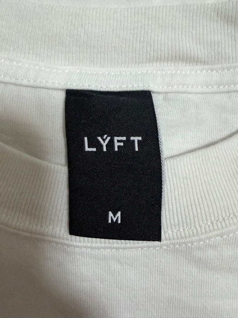 完売品 LYFT Tシャツ M ホワイト バックプリント
