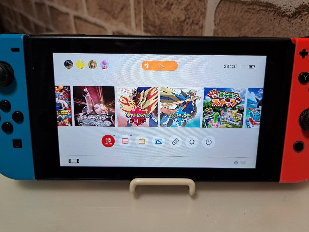 Nintendo Switch 本体 動作OK みまもりロックあり スタンドなし
