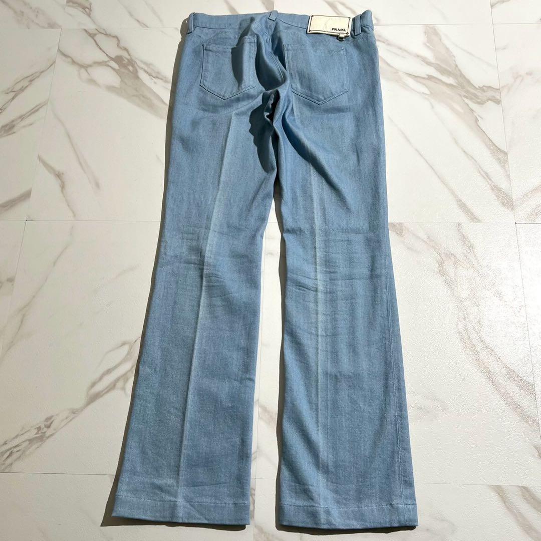 PRADA プラダ インディゴ デニムパンツ ブーツカット 27 ブルー