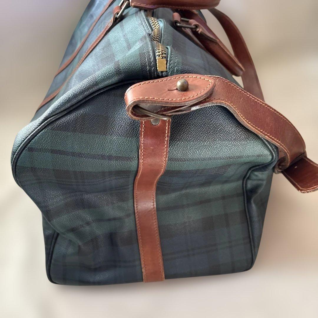 人気✨ラルフローレン ブラックウォッチ　2way ボストンバッグ　付属品 特大