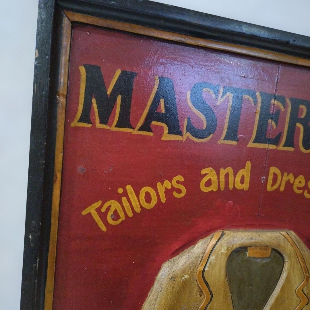 60s 70s　MASTERMAN アンティーク　看板 テーラー