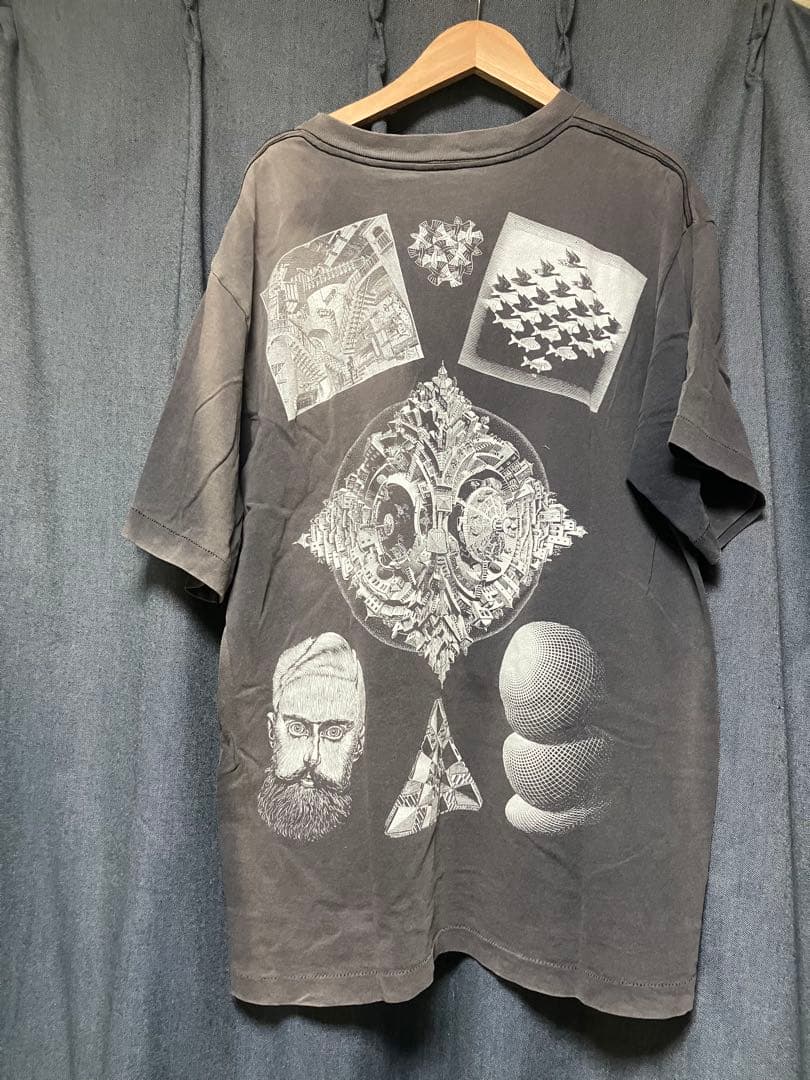フ*タ様 90s　M.C. Escher Ｔシャツ　鬼フェード