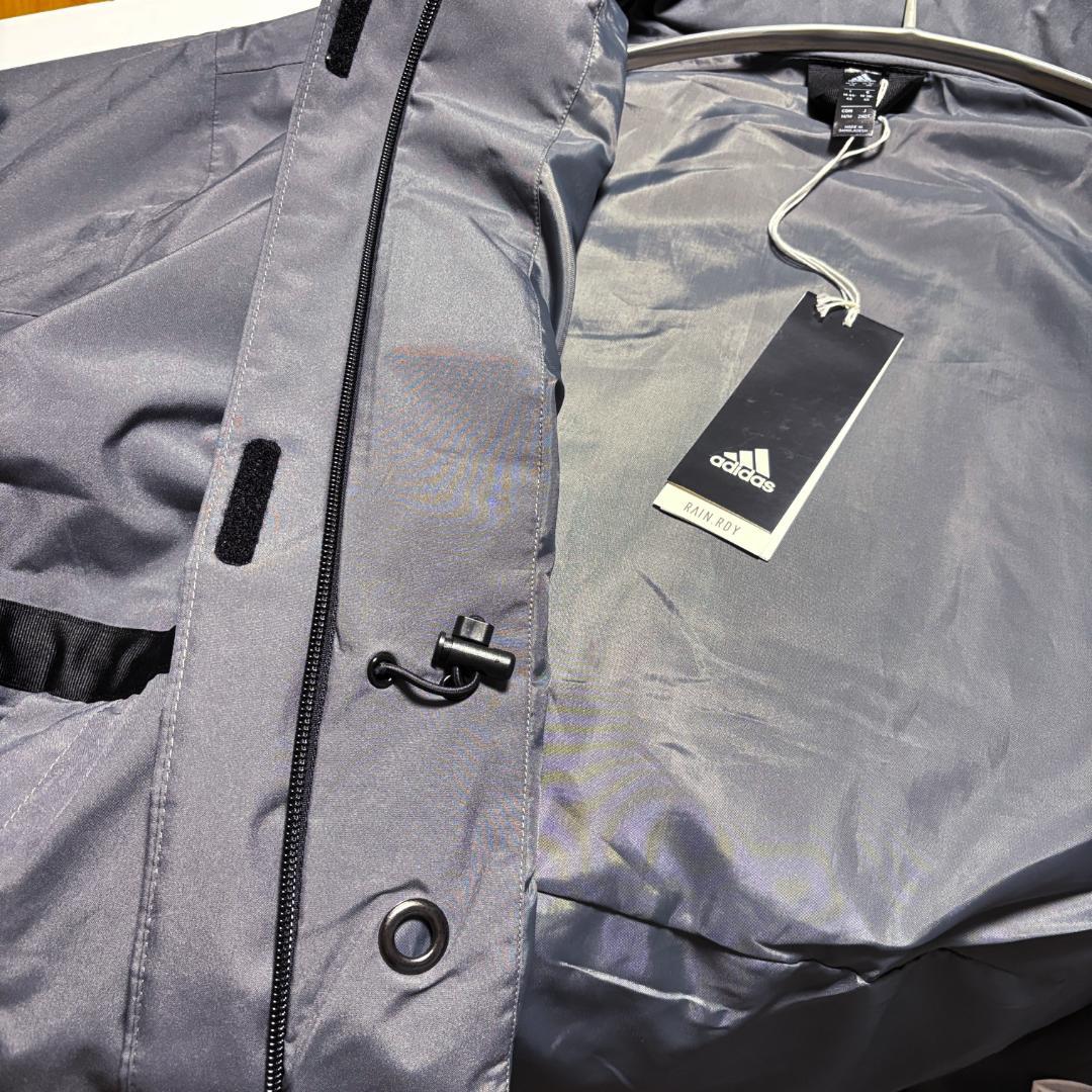 新品【adidas　アディダス】大きいサイズ2XOT　防雨コート 防水性　通気性