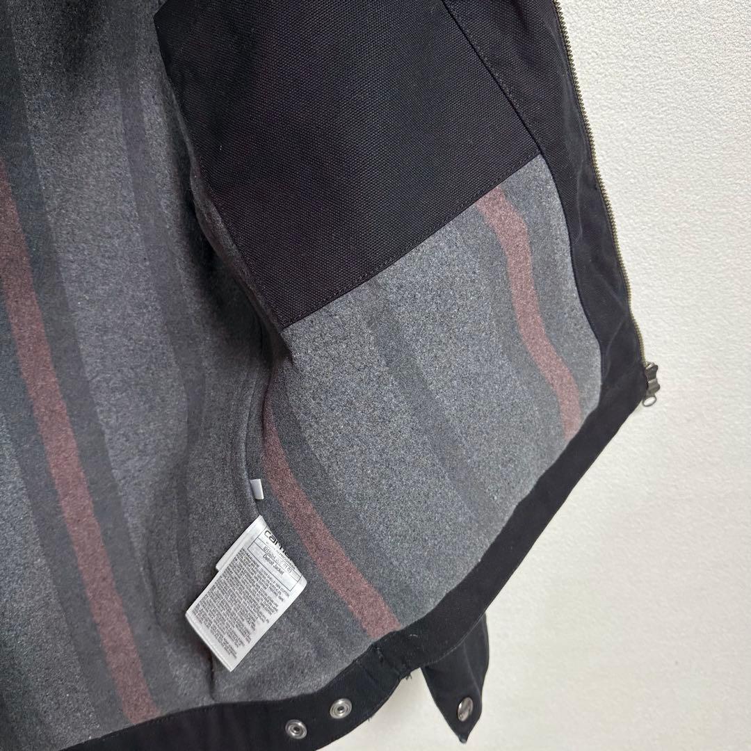 carhartt wip デトロイトジャケット 黒 S アメカジ バイカー