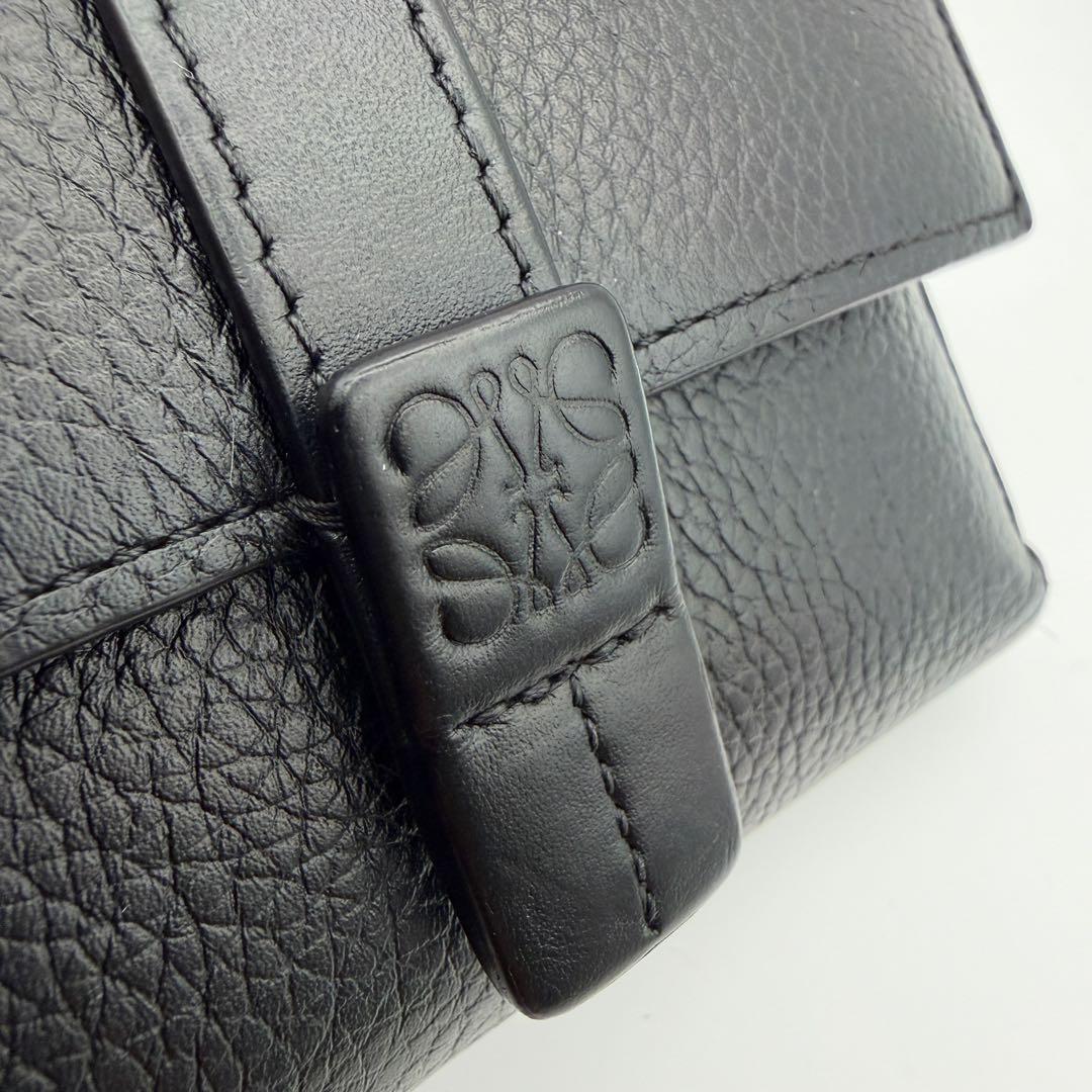 ロエベ LOEWE 財布 スモールバーティカルウォレット ファスナー 三つ折り
