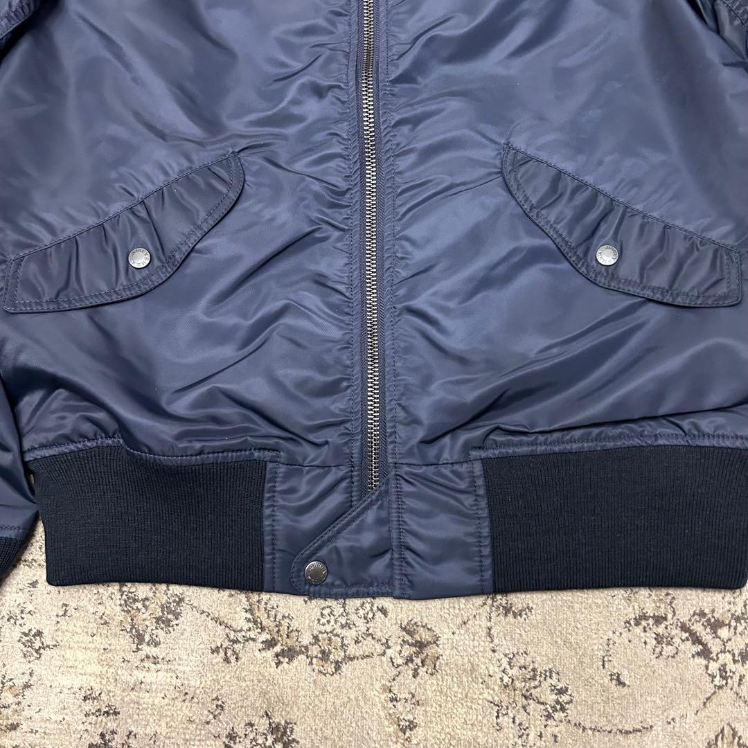 【希少2XL★美品】AVIREX　L-2A　フライトジャケット　ネイビー