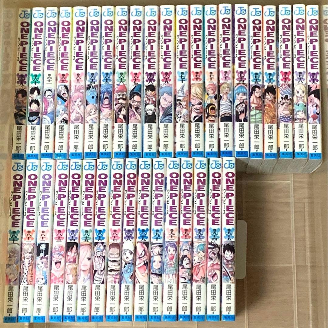 【初版は70冊弱】ワンピース 1-95巻セット
