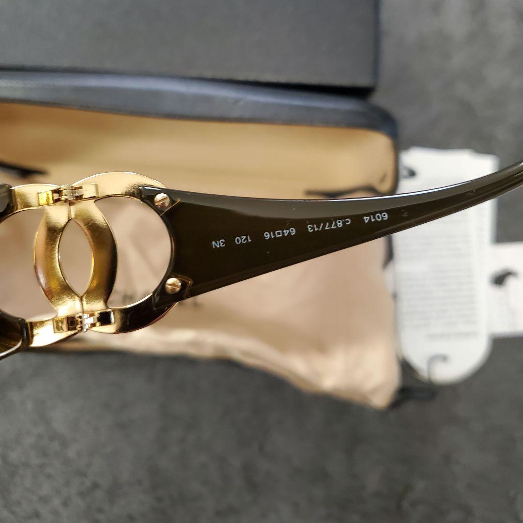 CHANEL サングラス ゴールドロゴ付き ch6014
