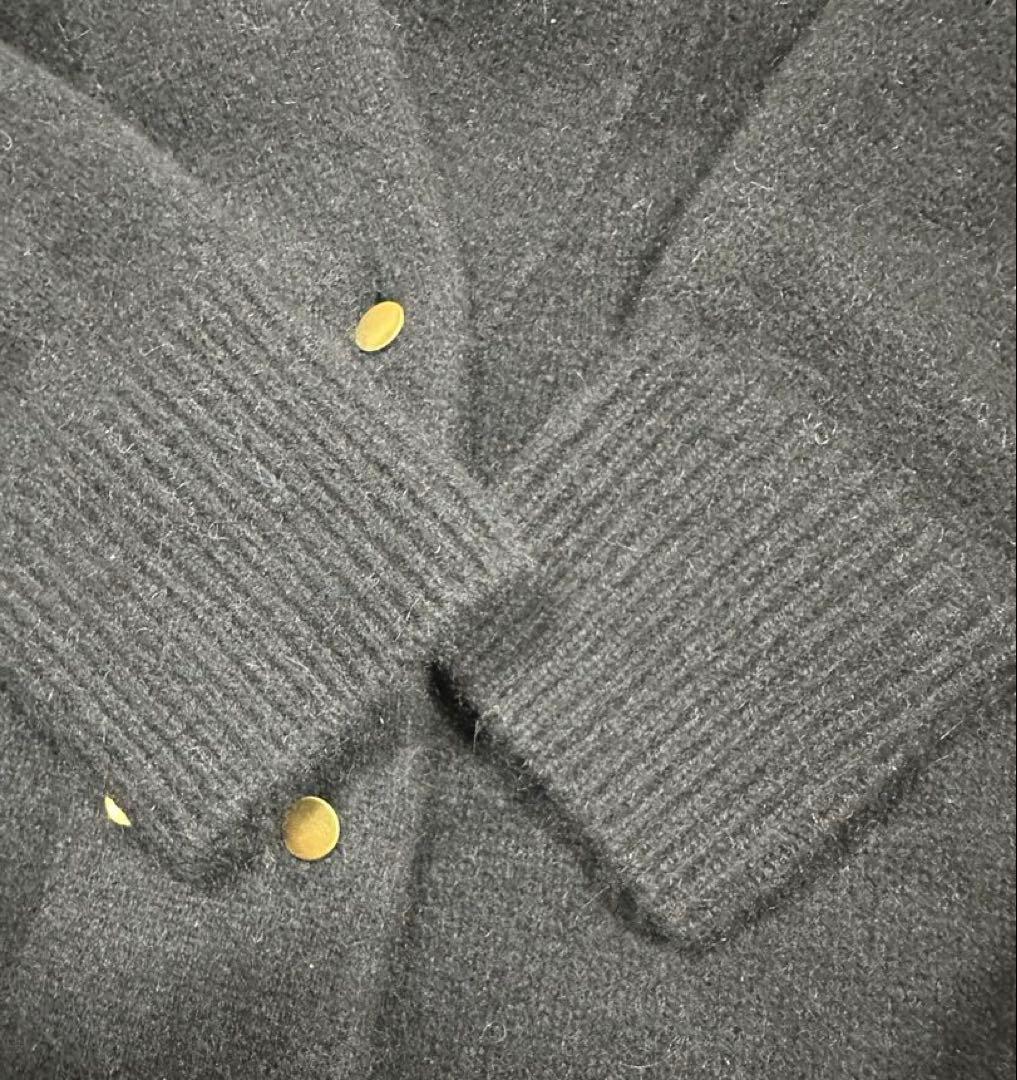 24AW NOBLE ノーブル　ヤク100% ニットカーディガン　金ボタン