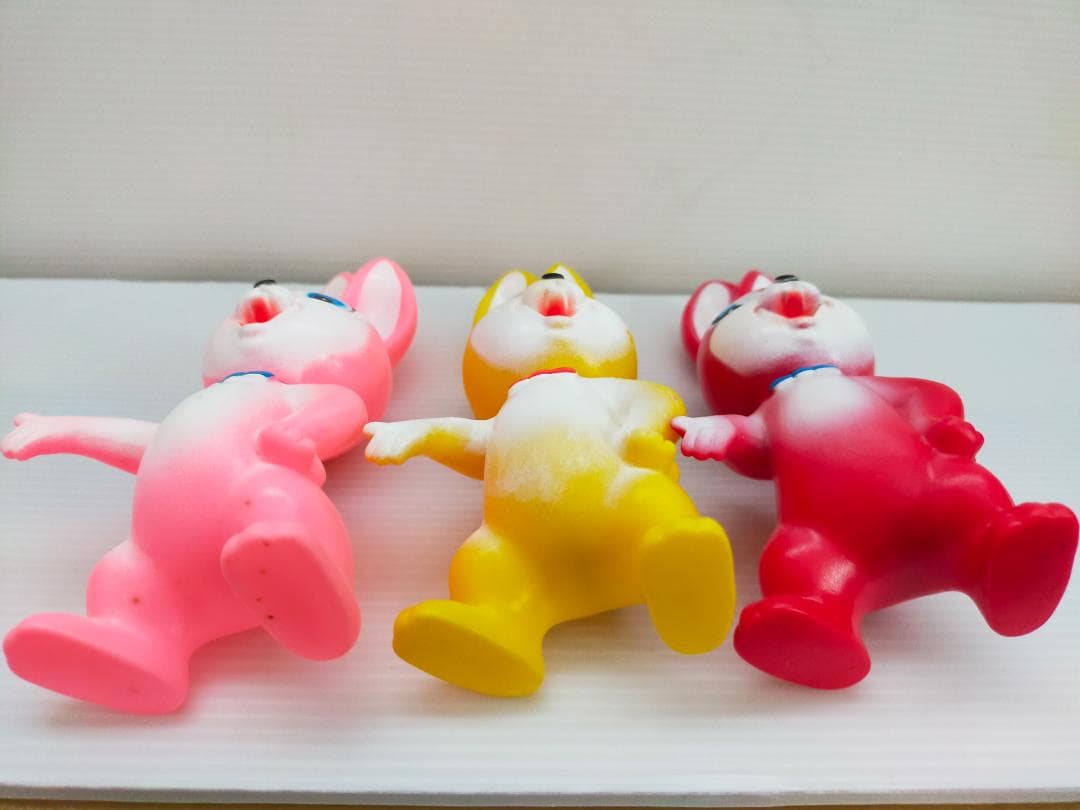 ピョンちゃん　ソフビ３個　佐藤製薬