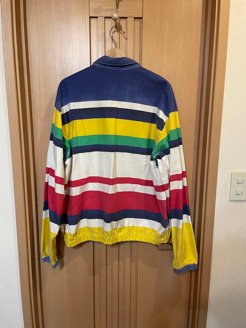 PolobyRalphLauren マルチボーダースウィングトップ 赤ポニー L