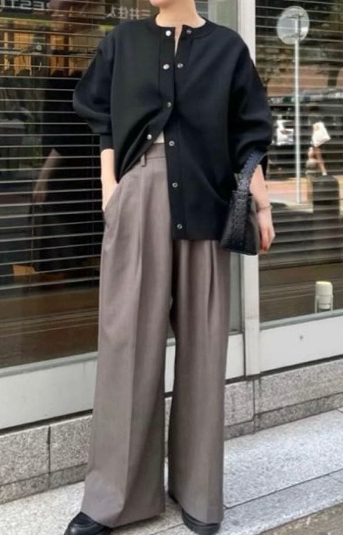 トミー　ジャーナルスタンダード　ウォッシャブルバナナスリーブカーディガン