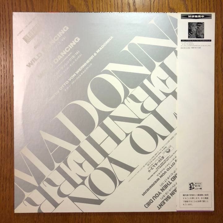 マドンナ Madonna【”幻のレコード”貴重盤・超稀少・極美品・入手困難】