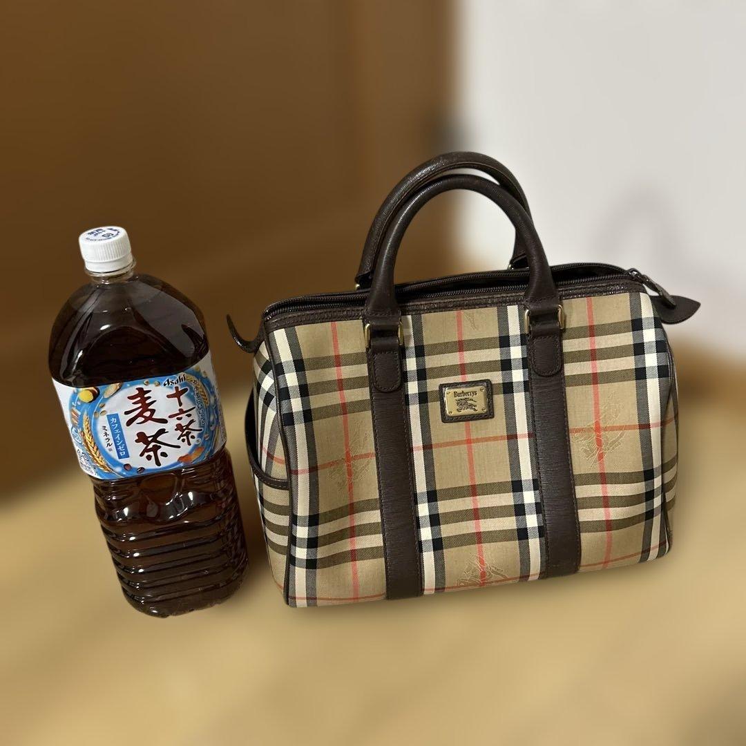 最終お値下げ！Burberrys チェック柄 ボストンバッグ