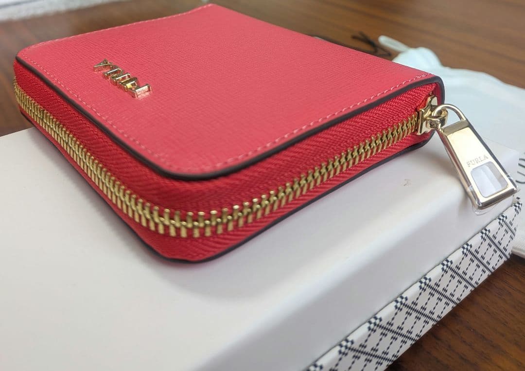 FURLA BABYLON S ZIPAROUND ローズ