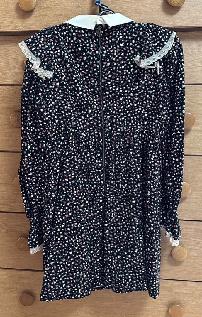 MILK Lovely mini ドレス ブラックフラワー