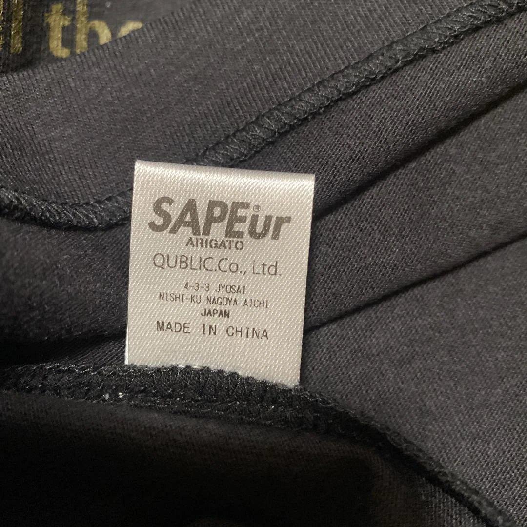 新品　SAPEur USAPE Tシャツ Lサイズ ブラック