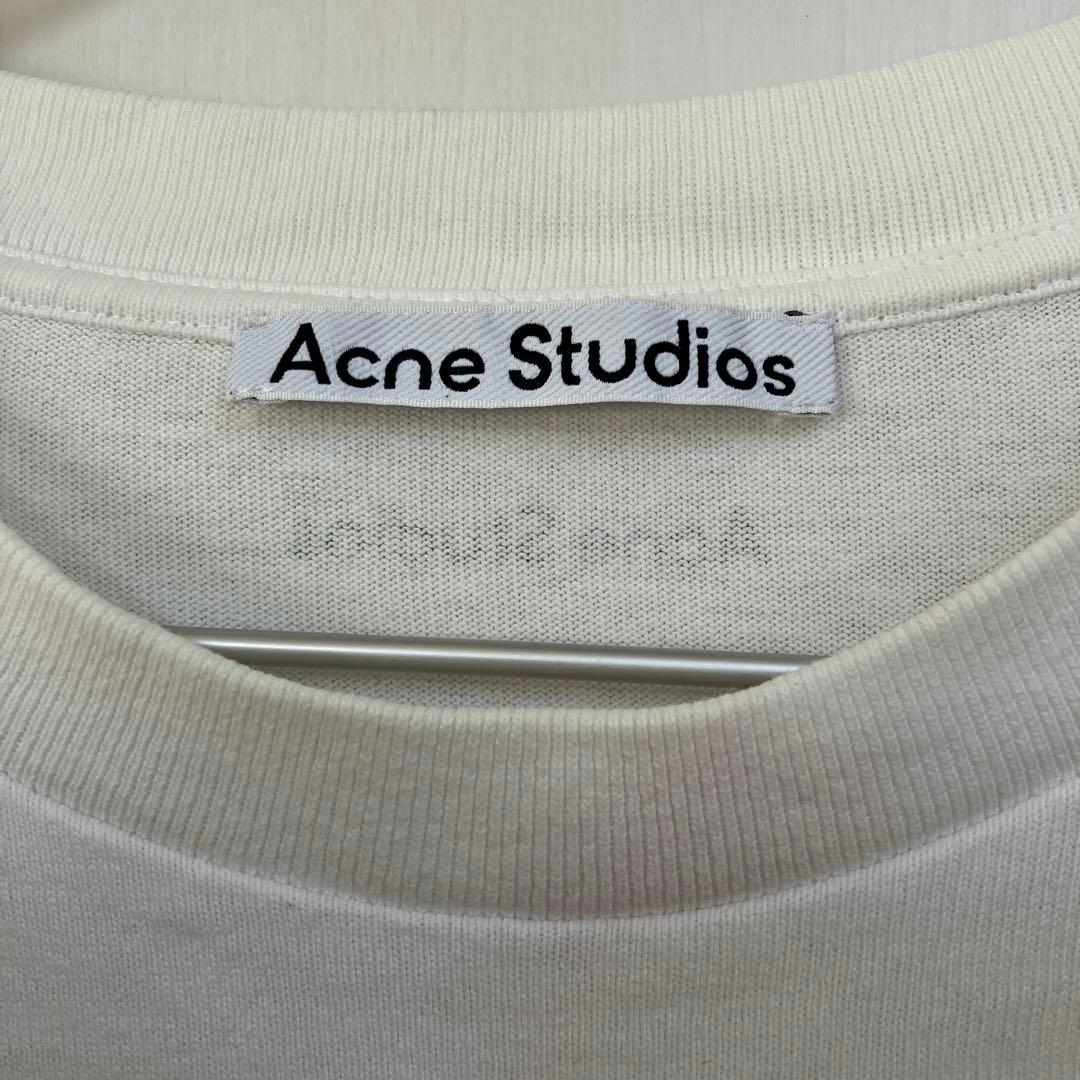 正規品 Acne Studios 'PEACE GALLERY' ロゴTシャツ白
