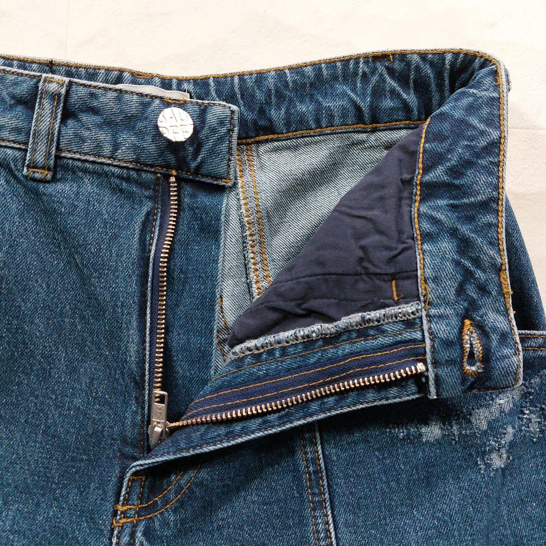美品 BAUM UND PFERGARTEN 34 デニム カーゴパンツ
