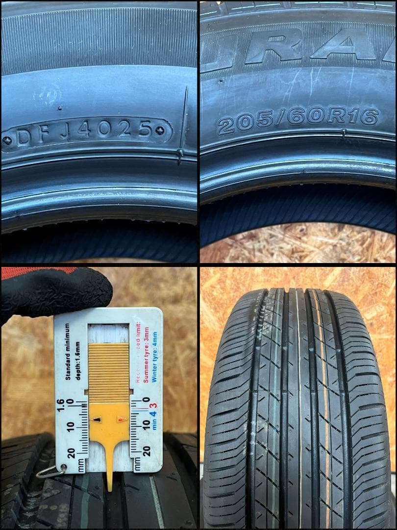 【you】★BRIDGESTONE 205/60R16 タイヤ 4本　新品