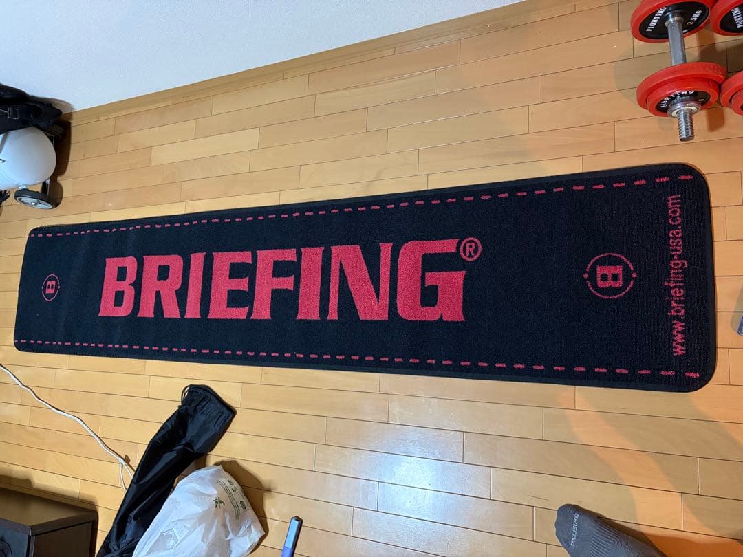 BRIEFING ブラック ロングマット