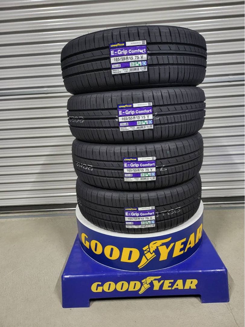 お値打品❗️165/55R15グッドイヤー夏タイヤ‼️新品　4本SET☆