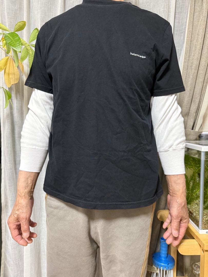 balenciaga 黒 Tシャツ Lサイズ