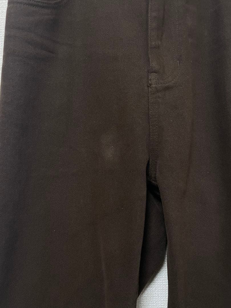 【難あり】　todayful Cary's Denim ブラウン　24