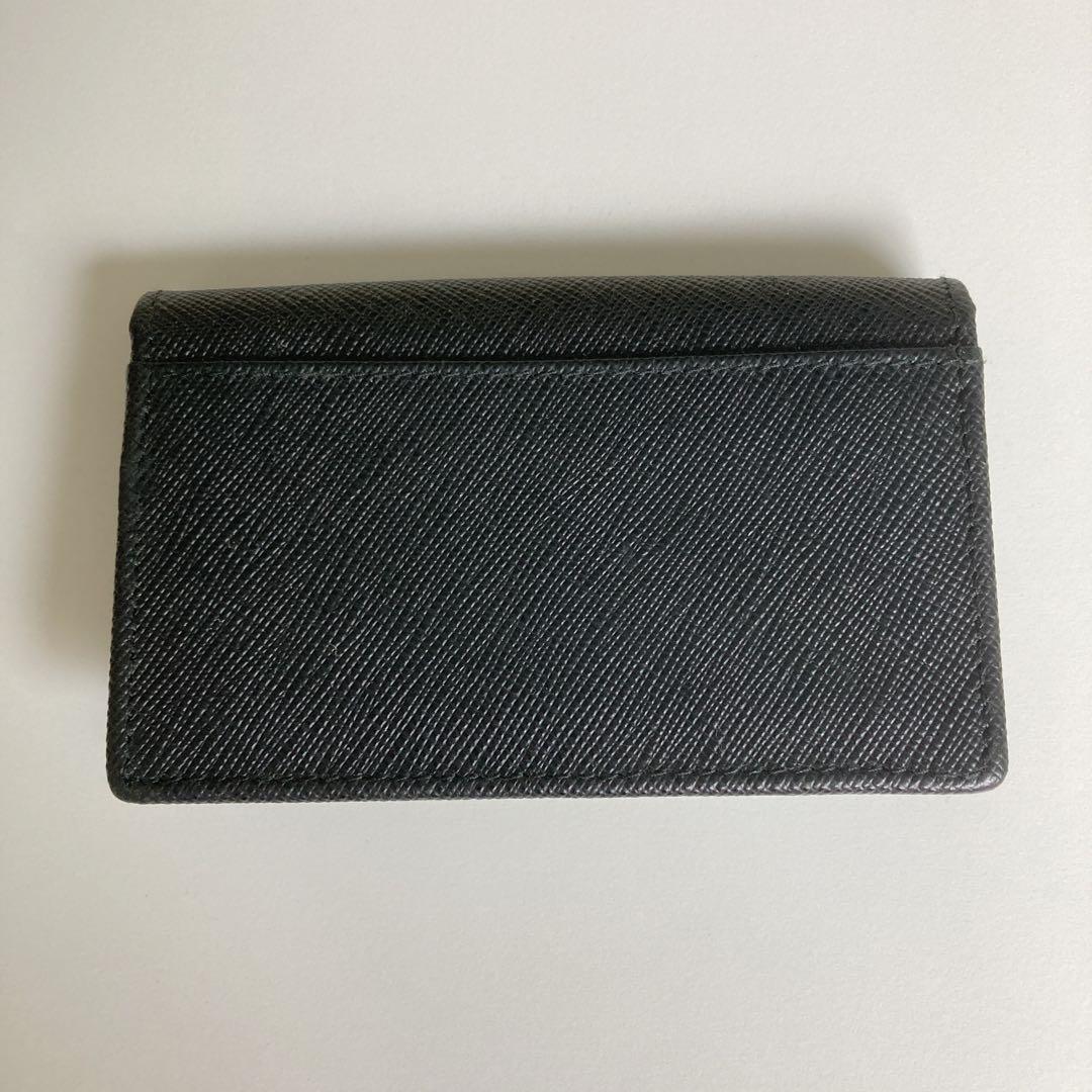 PRADA ブラックレザー 名刺入れ　カードケース　プラダ　美品