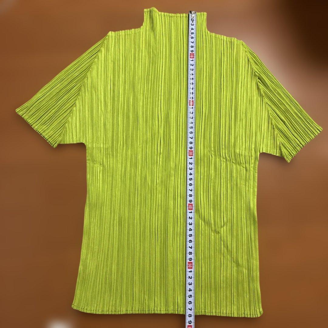 新品　PLEATS PLEASE ISSEY MIYAKE 半袖　M ライム