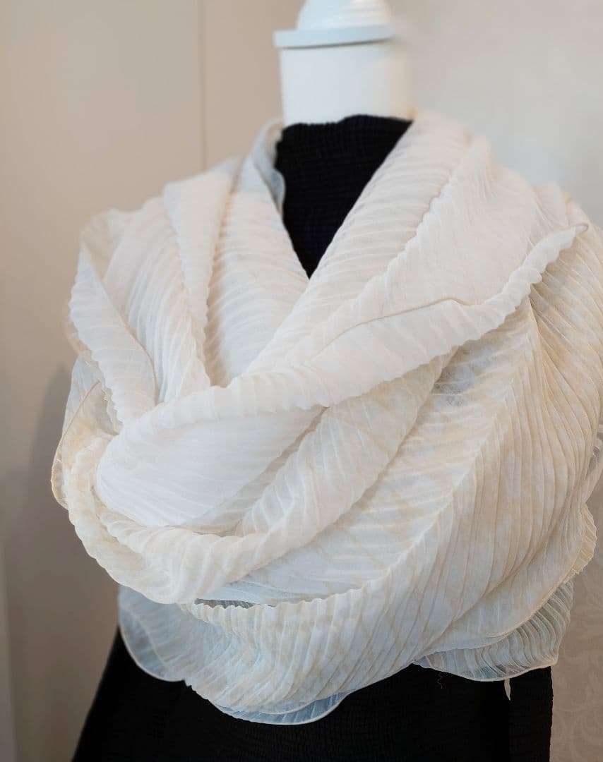 難アリ▪︎ISSEY MIYAKE FETE▪︎2枚布のプリーツ2.6m