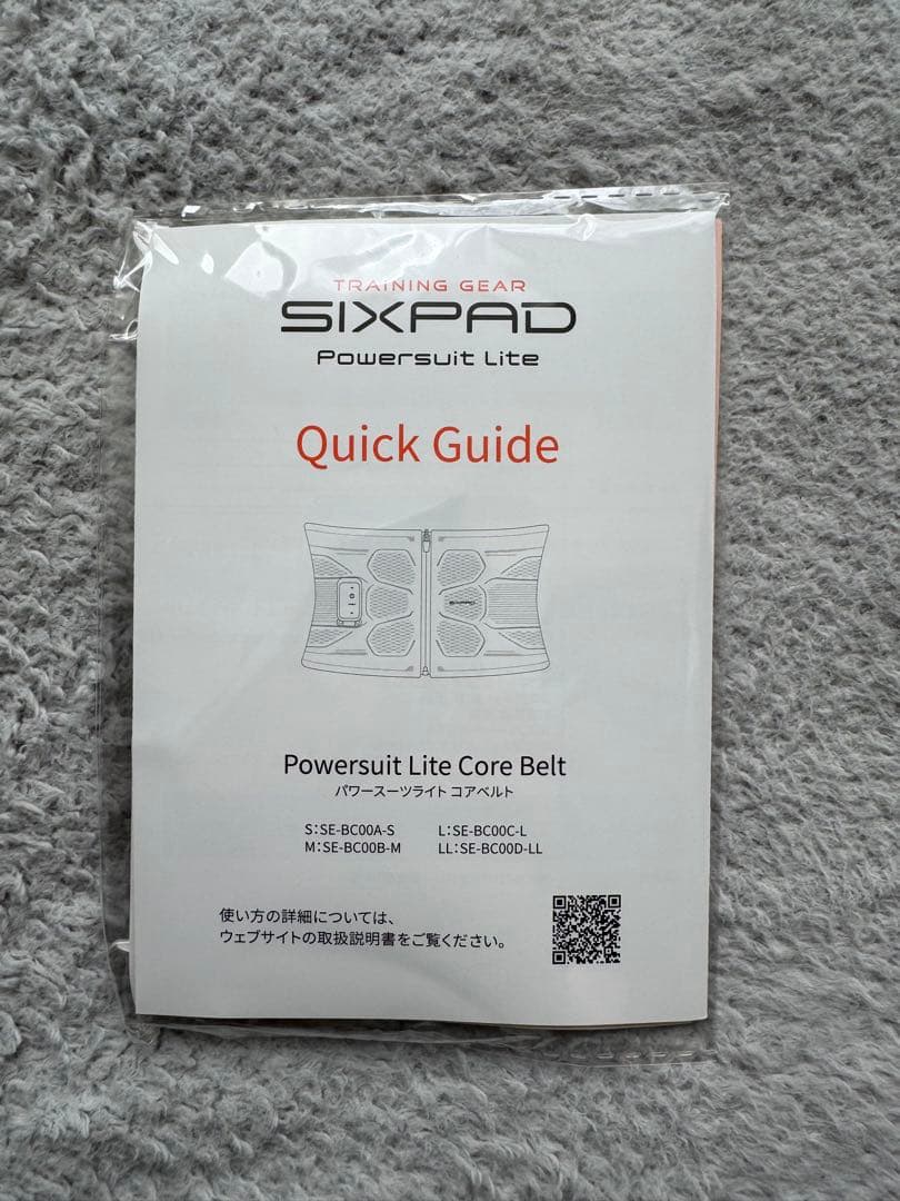 SIXPAD シックスパッド コアベルト EMSトレーニング 男女兼用 Mサイズ