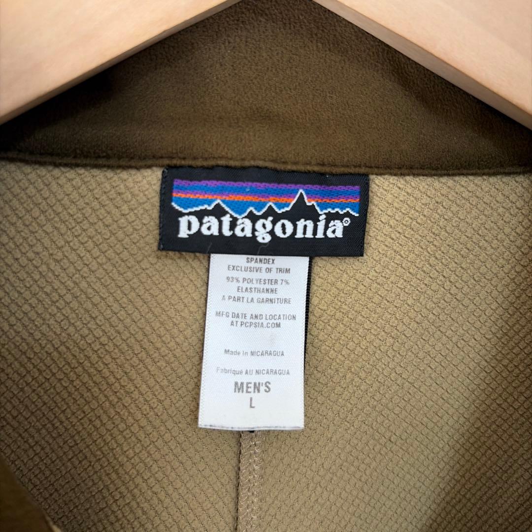 Patagonia アズジャケット ソフトシェル オリーブグリーン パタゴニア