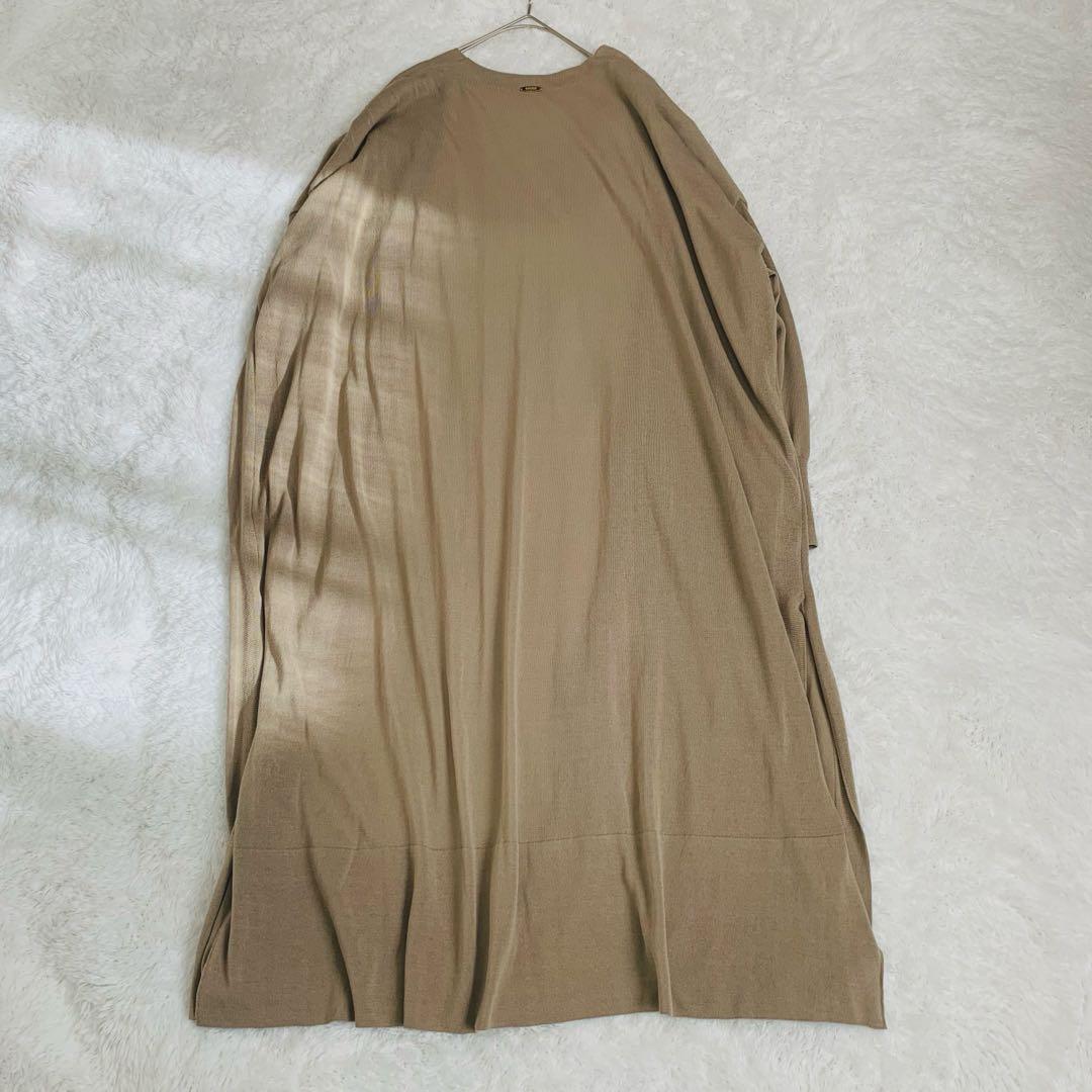 極美品☆ ミューズドゥドゥーズィエムクラス ロングカーディガン ベージュ