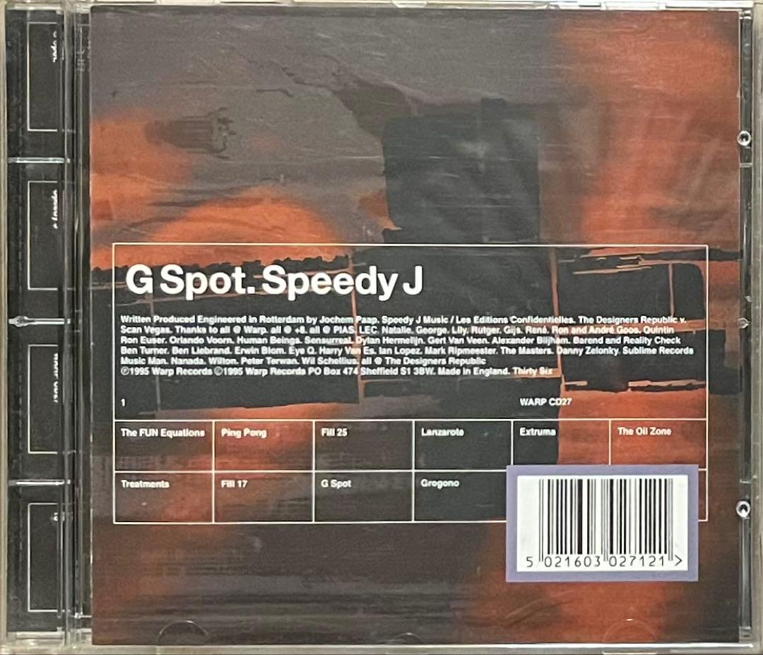 洋楽 Speedy J Ginger + G Spot Warp Records CD
