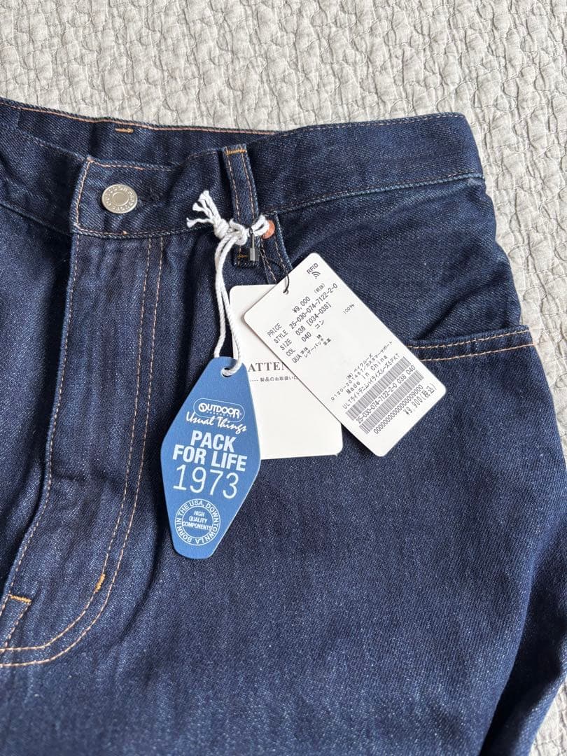 お値下げしました ULTライトデニムハイライズルーズ5PKT size 038