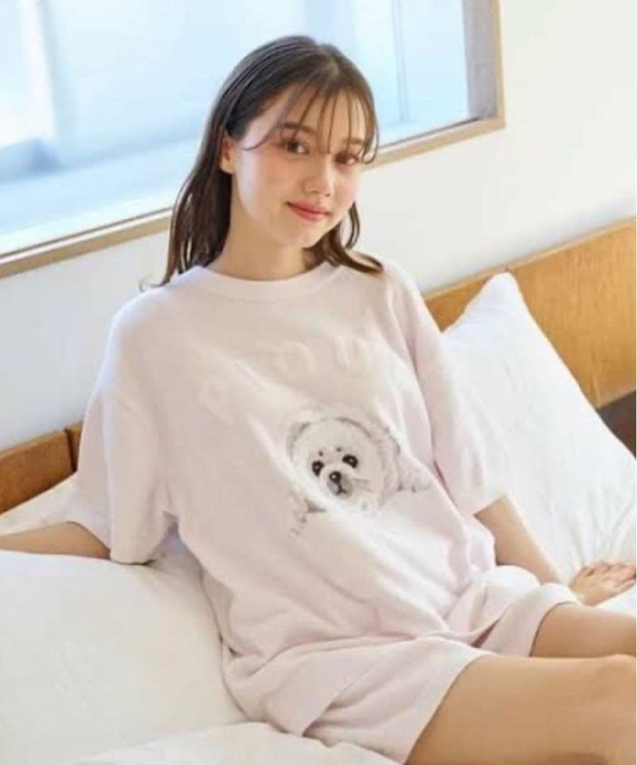 新品・未開封 ジェラートピケ あざらし ジャガードプルオーバー＆ショートパンツ