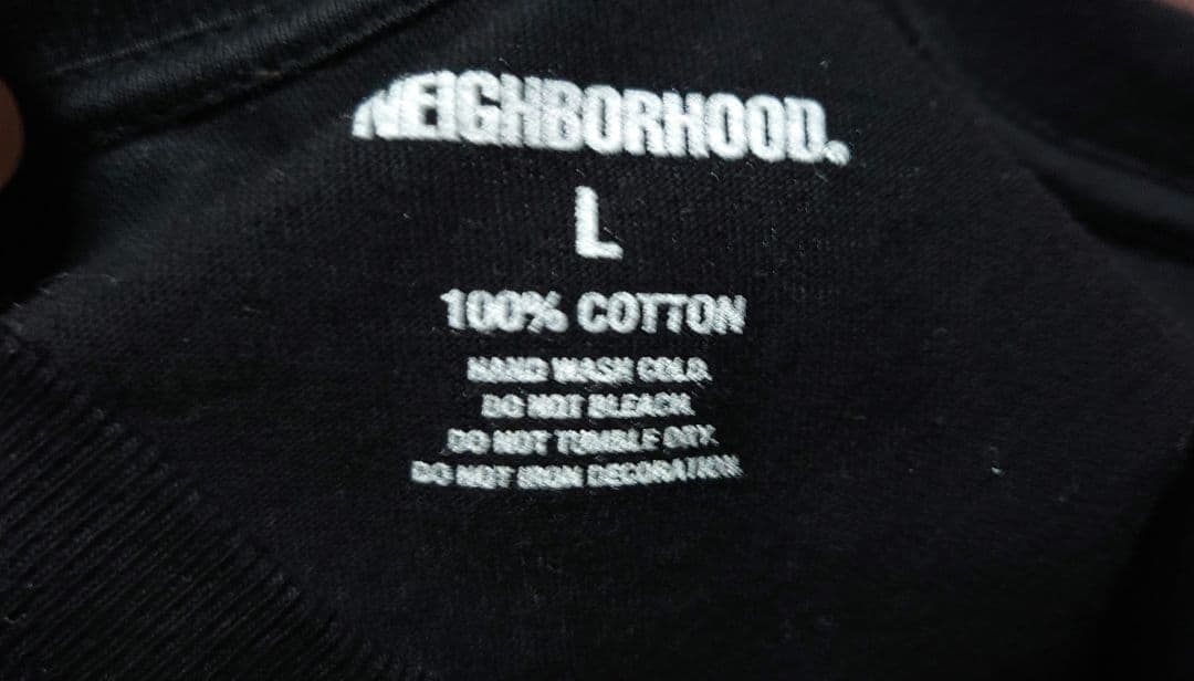 NEIGHBORHOOD　ロンT 　ブラック　Lサイズ　長袖　ネイバーフッド
