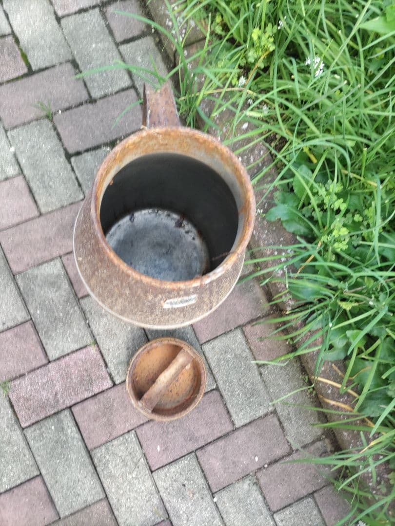 ヴィンテージ ミルク缶 金属製