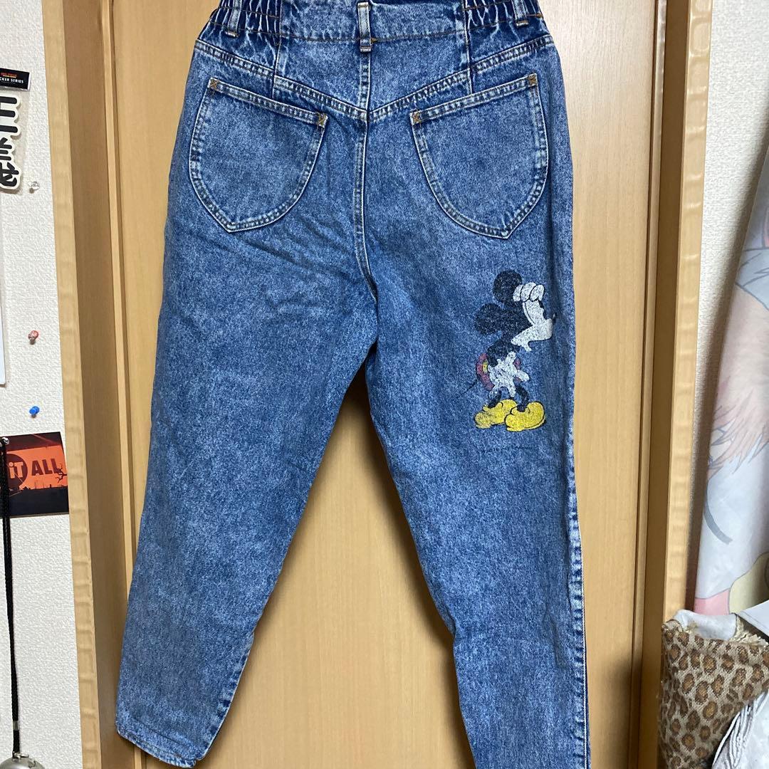 poppins ミッキー　デニムパンツ