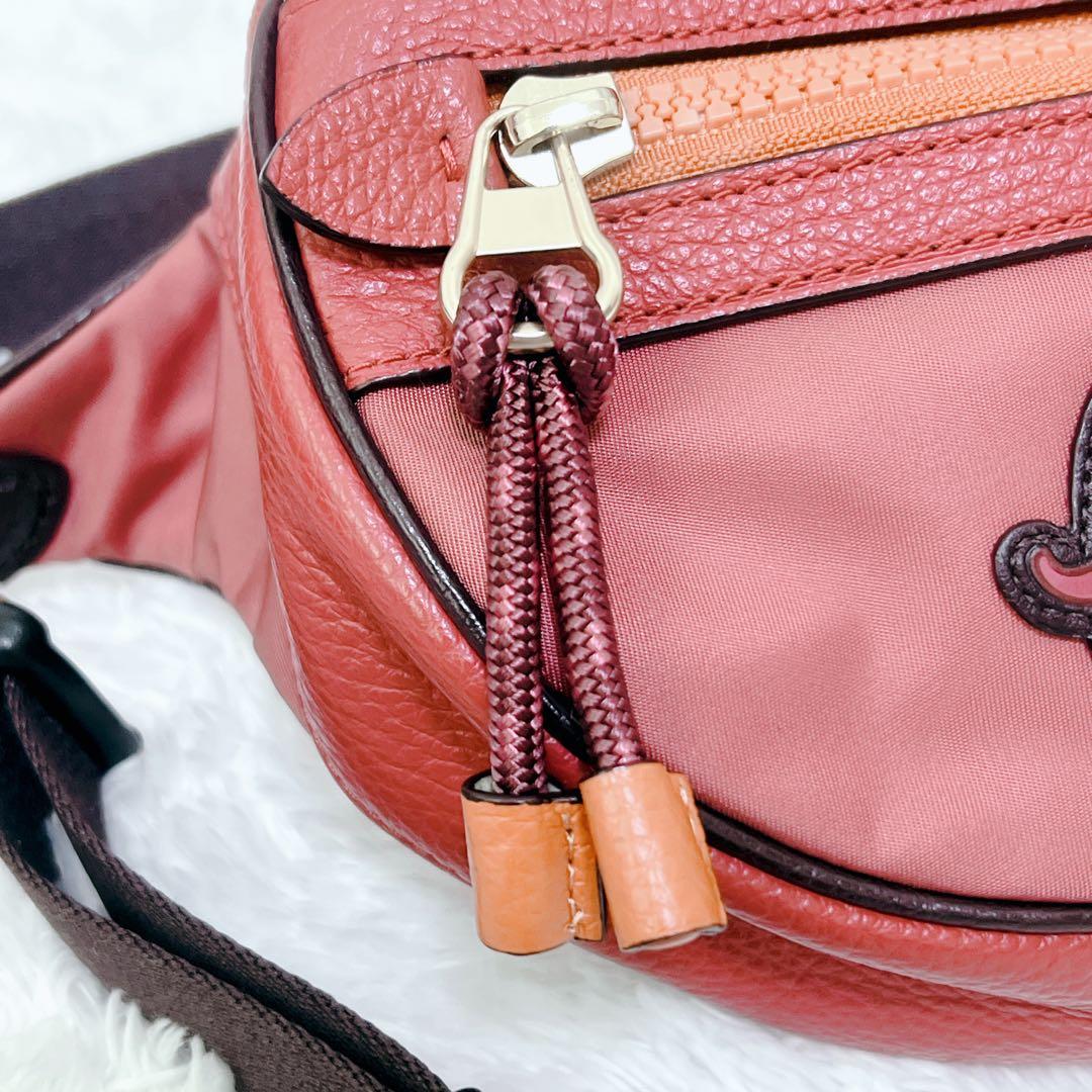 美品 COACH ウエストポーチ ウエストバッグ ボディバッグ