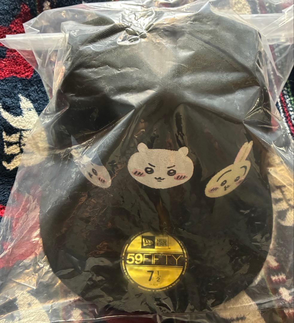 コ*中様 NEWERA59FIFTYちいかわキャラALLOVERコラボ キャップ