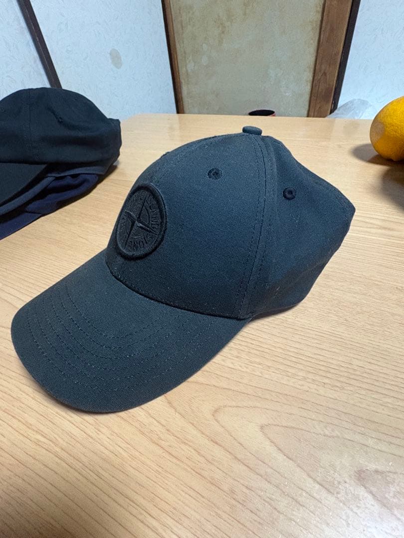 ストーンアイランド　STONE  キャップ　ブラック