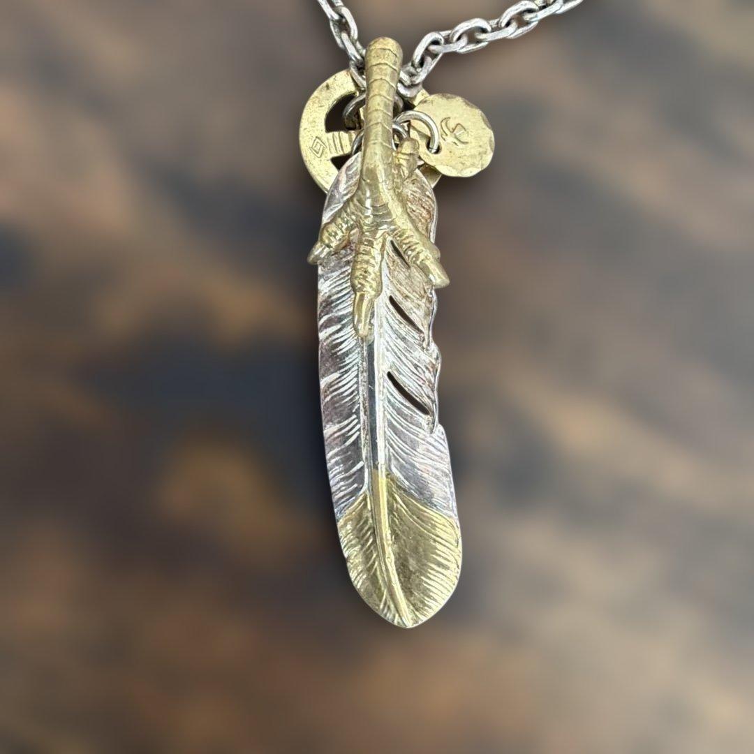 ゴローズ　羽根ネックレス　中古品