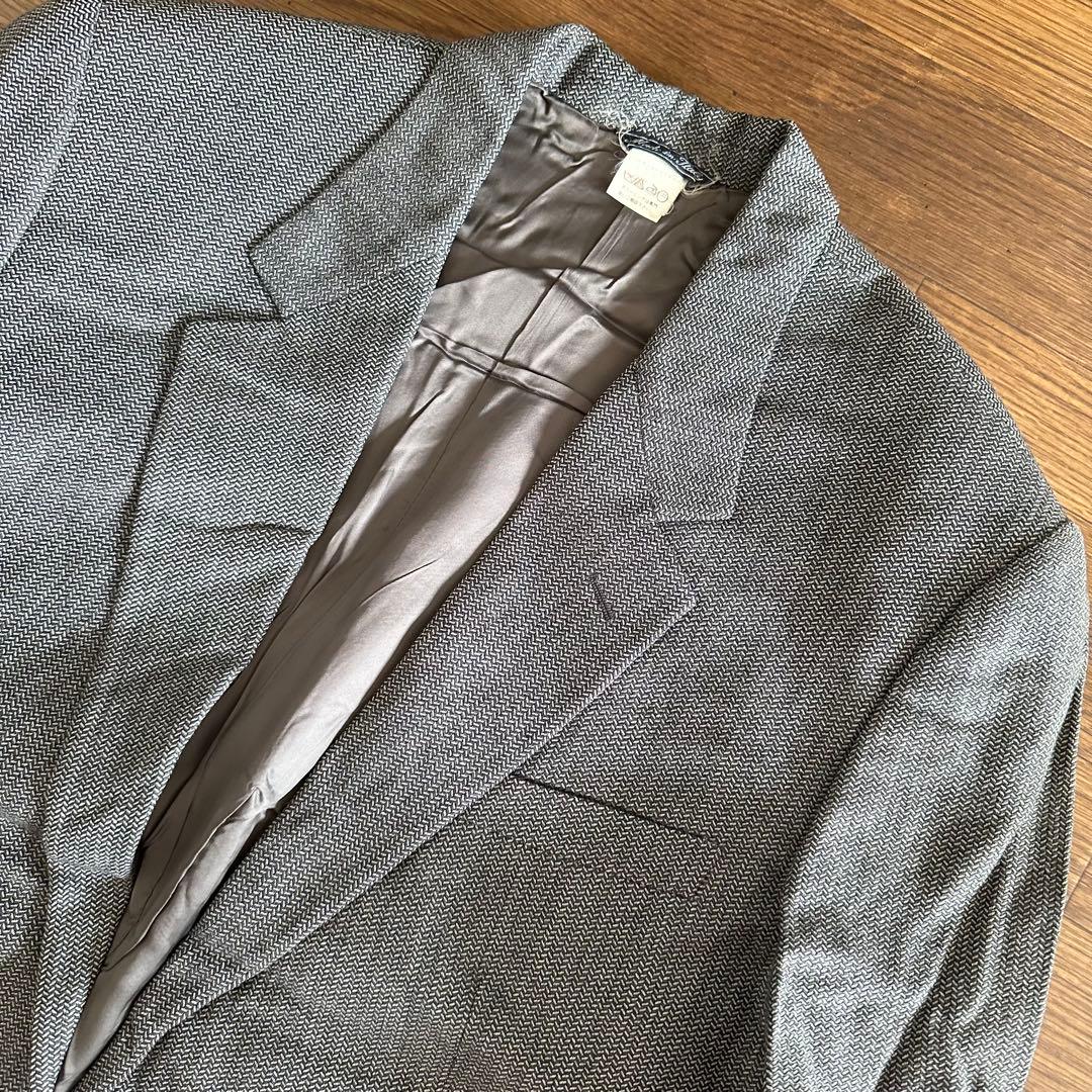 【GIANNI VERSACE】 シングルスーツ グレー