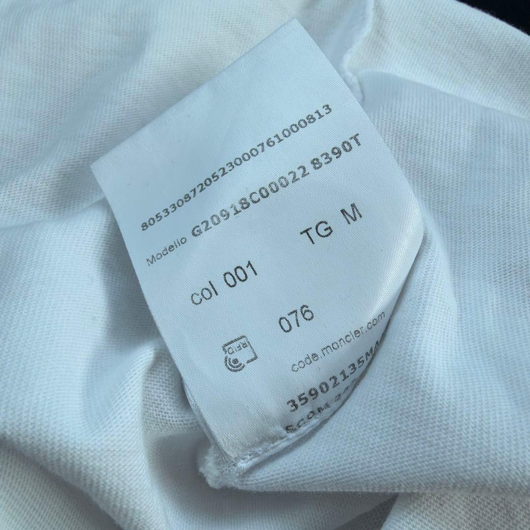 モンクレール　MONCLER ロゴ　ワッペン　Tシャツ　定番型　ベルベットロゴ
