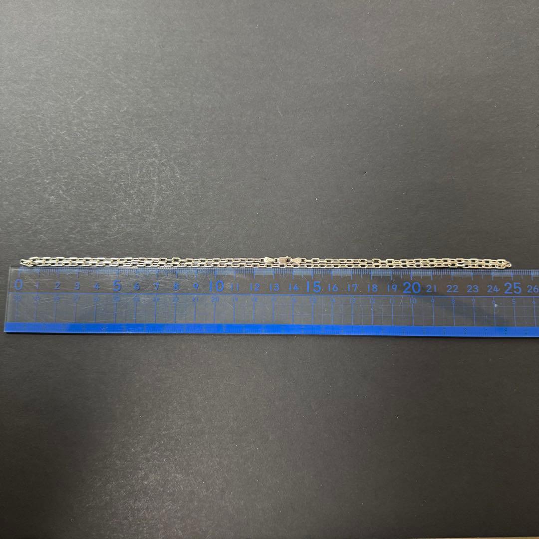 【太め 50㎝ イタリア製】太角チェーン ネックレス silver925