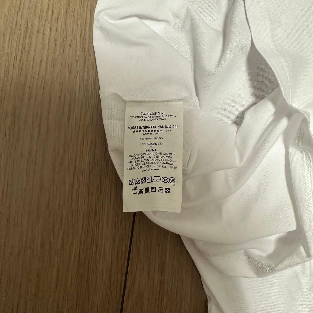 TATRAS Tシャツ/M/コットン/WHT/LTOU24S8632