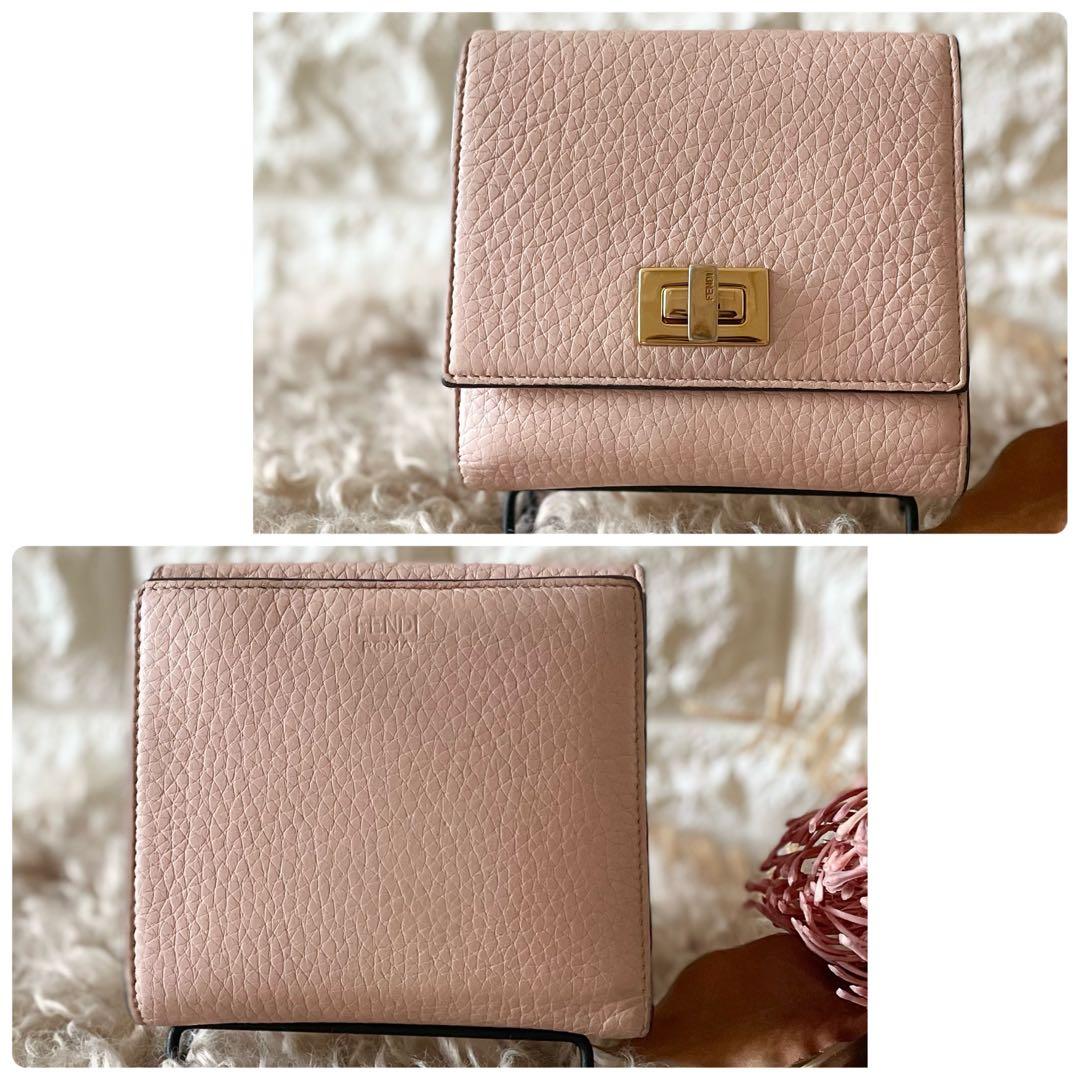 【美品希少】FENDI フェンディ ピーカブー セレリア 内側ゴールド日本限定